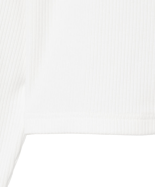 ワンポイントデザインWZIPトップス