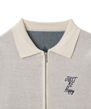 WZIPスターモチーフニット