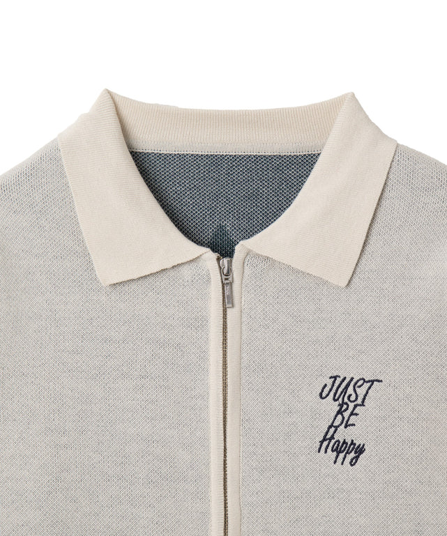 WZIPスターモチーフニット