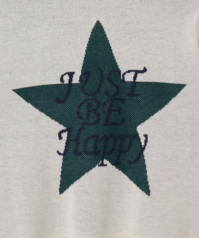 WZIPスターモチーフニット