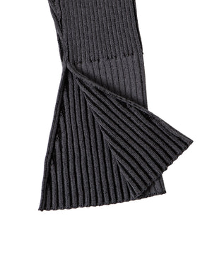 ダブルジップオフショルニット