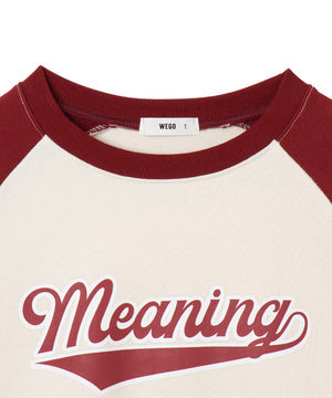 チームロゴラグランショートスウェット