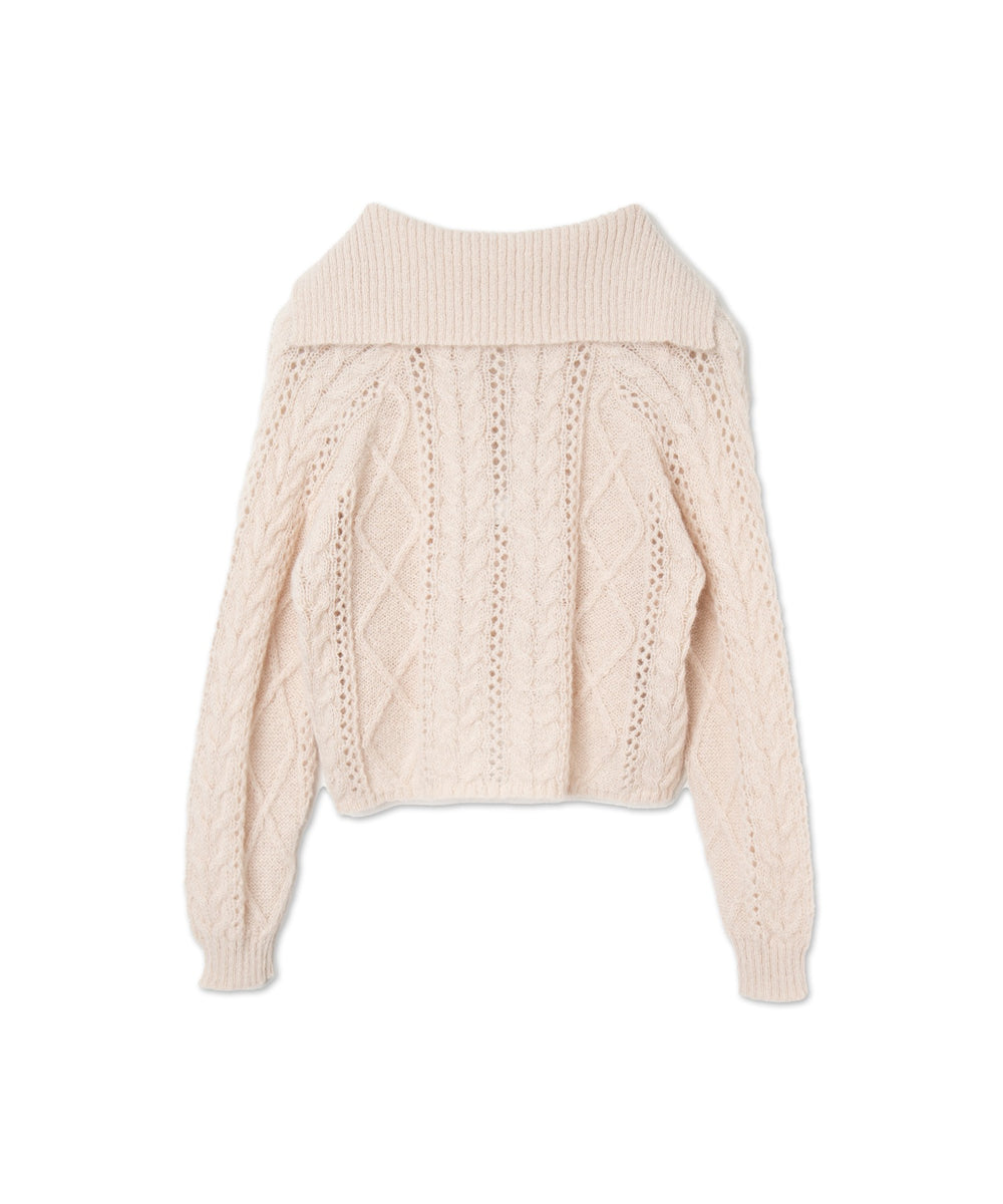 ケーブルリボンカーデ