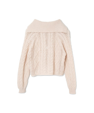 ケーブルリボンカーデ