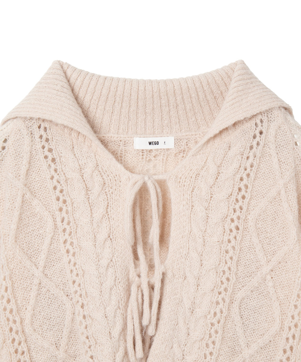 ケーブルリボンカーデ