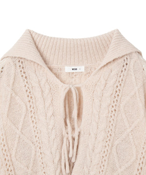 ケーブルリボンカーデ