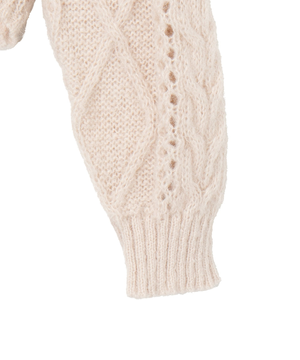 ケーブルリボンカーデ