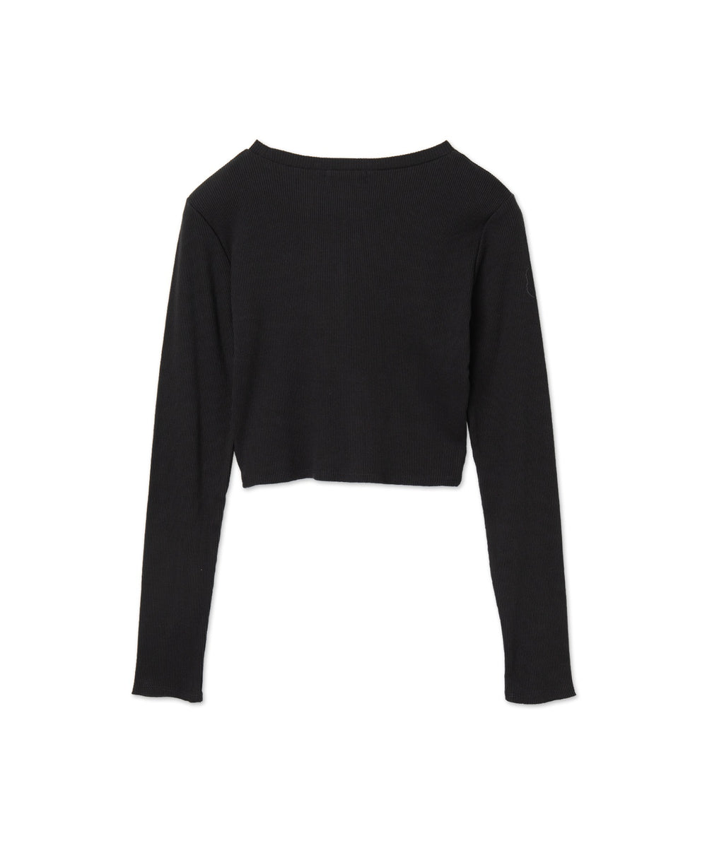 バタフライプリントロンT