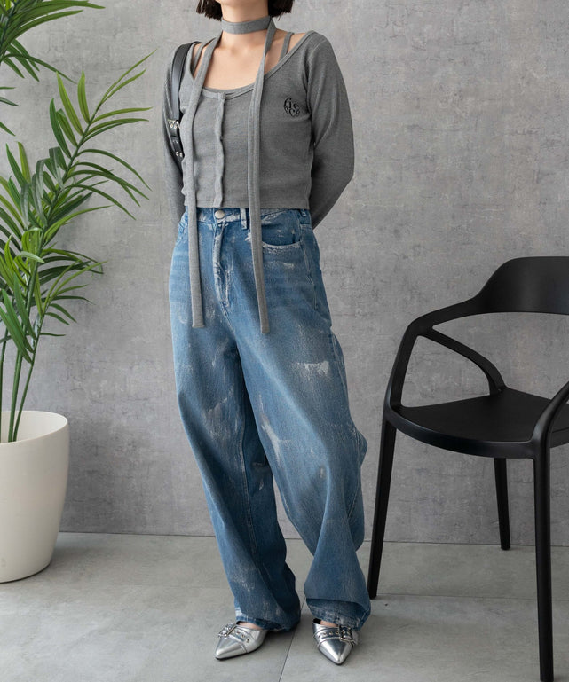 Dグレー　モデル:155cm F着用