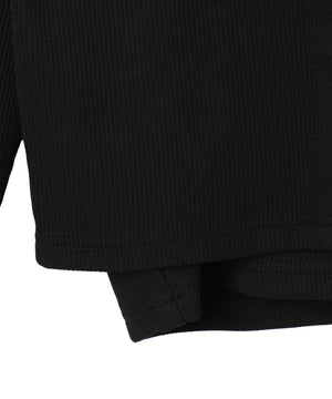 ワンポイント刺繍キャミセットカーデ