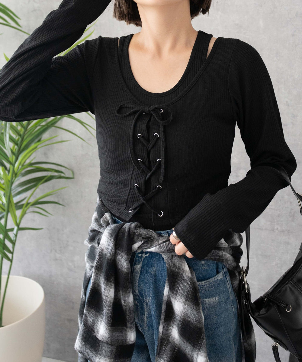 ブラック　モデル:155cm F着用