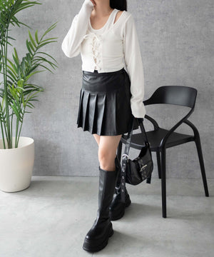 ホワイト 　モデル:155cm F着用