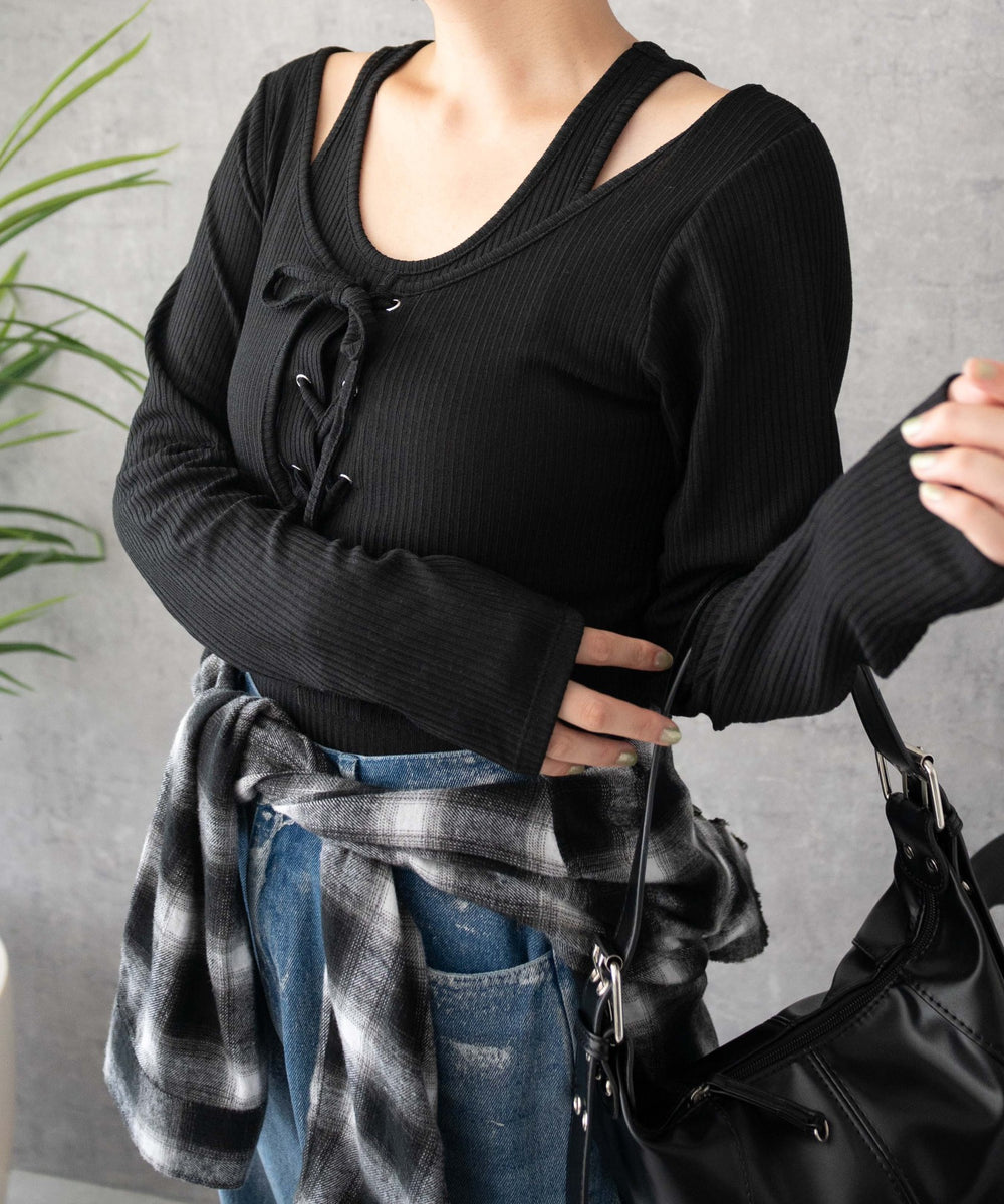 ブラック　モデル:155cm F着用