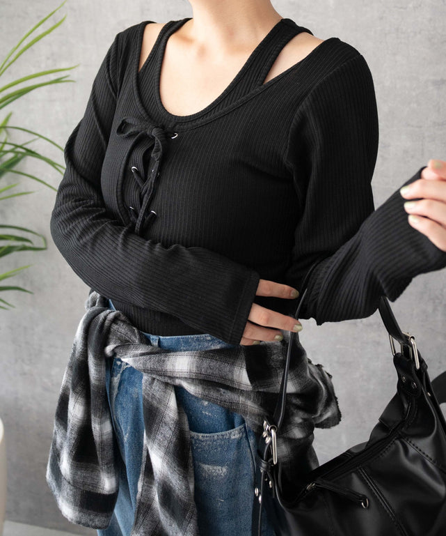 ブラック　モデル:155cm F着用