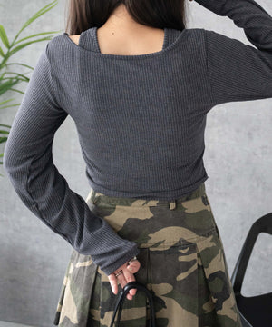 Dグレー　モデル:155cm F着用