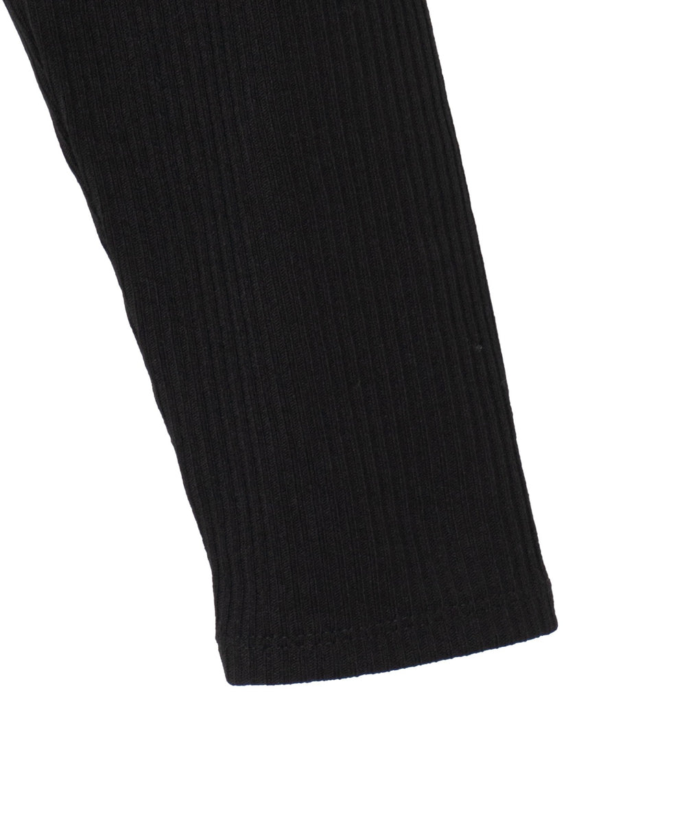 レイヤードレースアップ長袖トップス