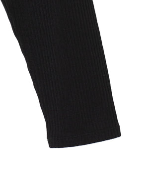 レイヤードレースアップ長袖トップス