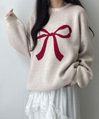 柄5／アイボリー／リボン / F