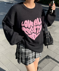 柄7／ブラック／ハートサガラ / F