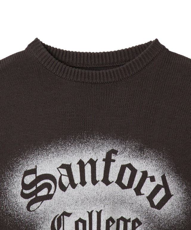 グラフィックニットBIGプルオーバー