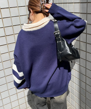 ネイビー　モデル:155cm F着用