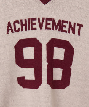 ナンバリングジャガードニット