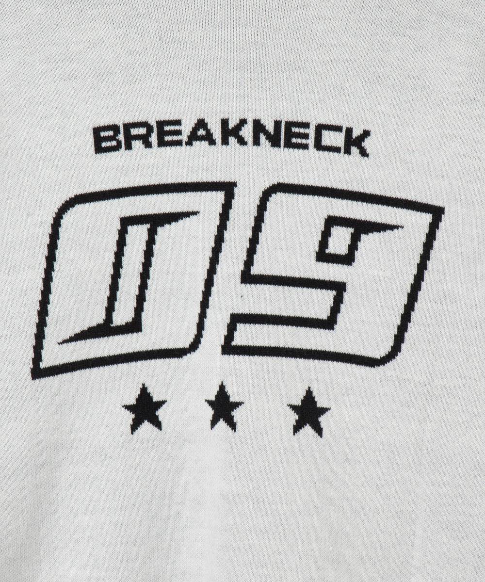 スポーツグラフィックジャガードニット