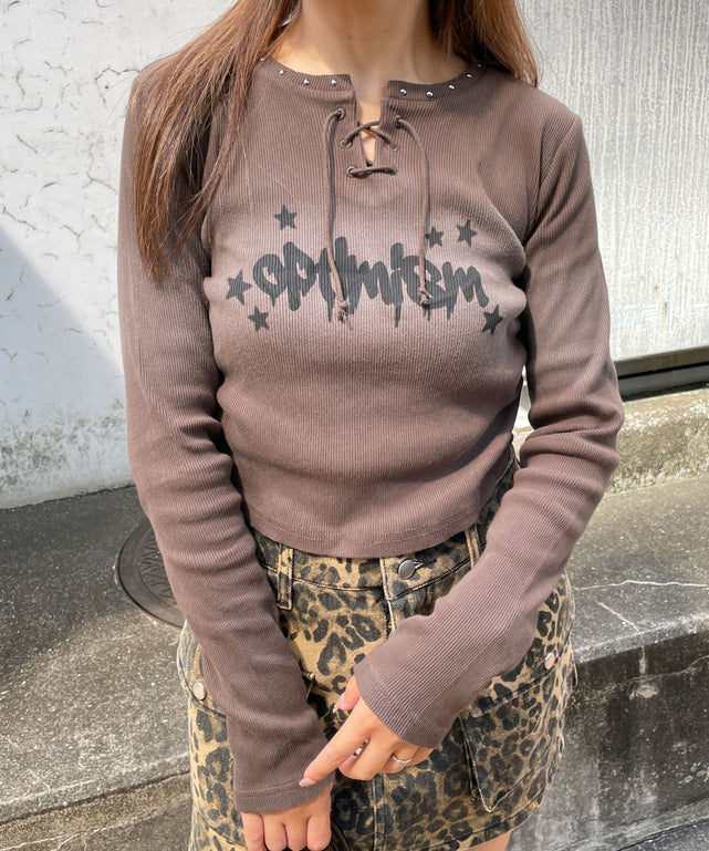 ブラウン　モデル:155cm F着用