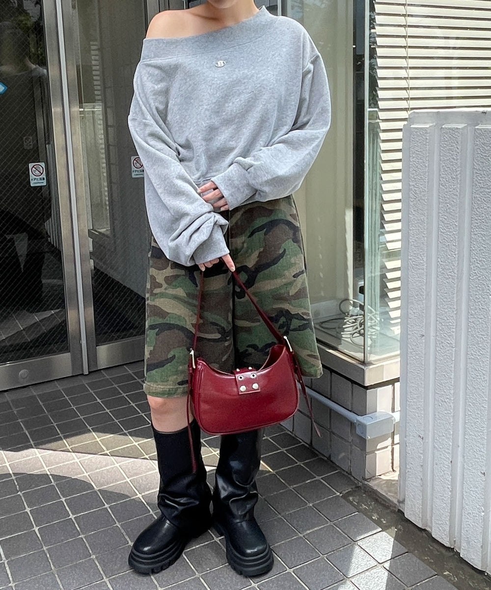 杢グレー モデル:155cm F着用