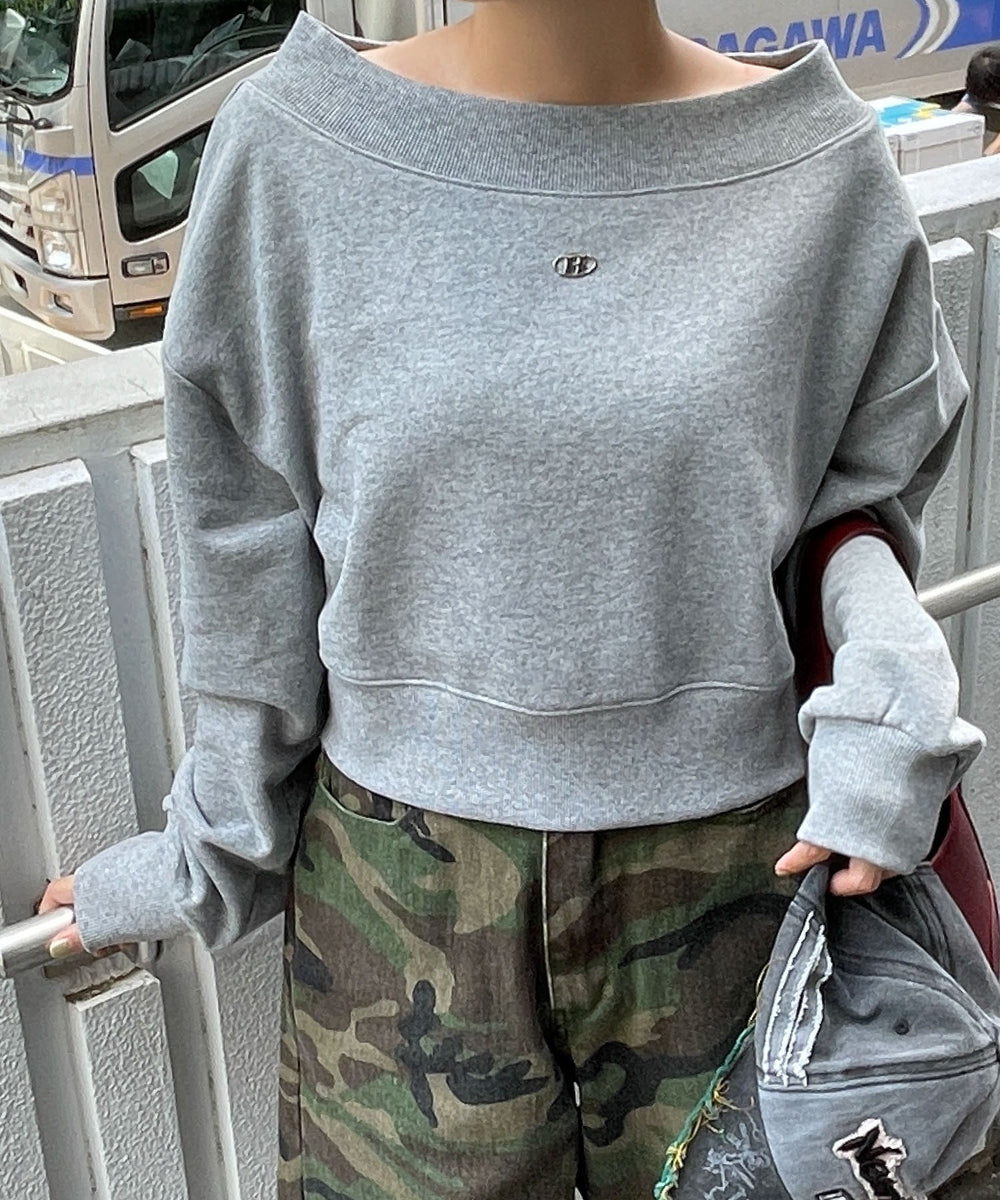 杢グレー モデル:155cm F着用