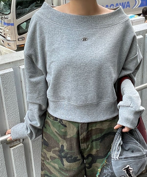 杢グレー モデル:155cm F着用