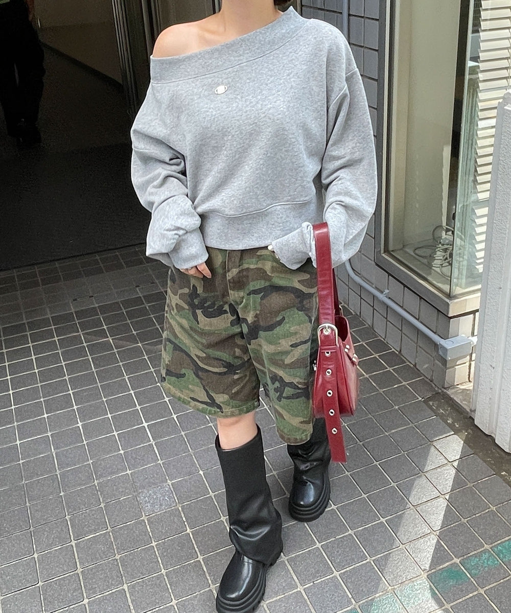 杢グレー モデル:155cm F着用