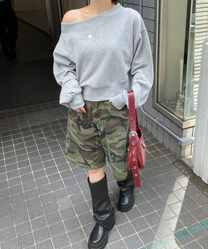 杢グレー モデル:155cm F着用