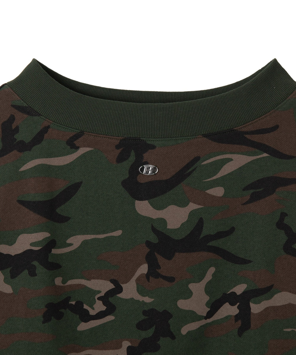 ワンポイントオフショルスウェット