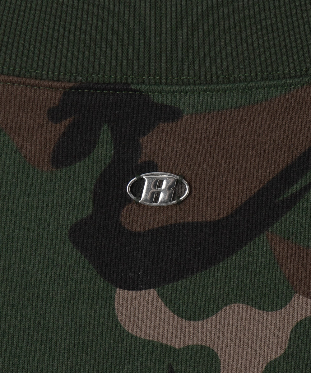 ワンポイントオフショルスウェット