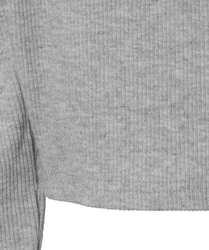 オープンショルダーダブルジップパーカー