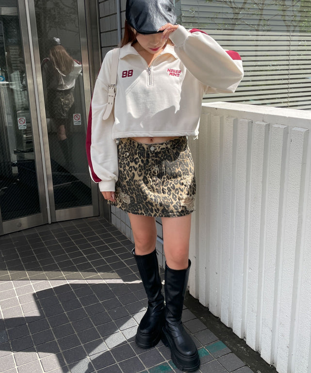 ホワイトアイボリー　モデル:155cm F着用