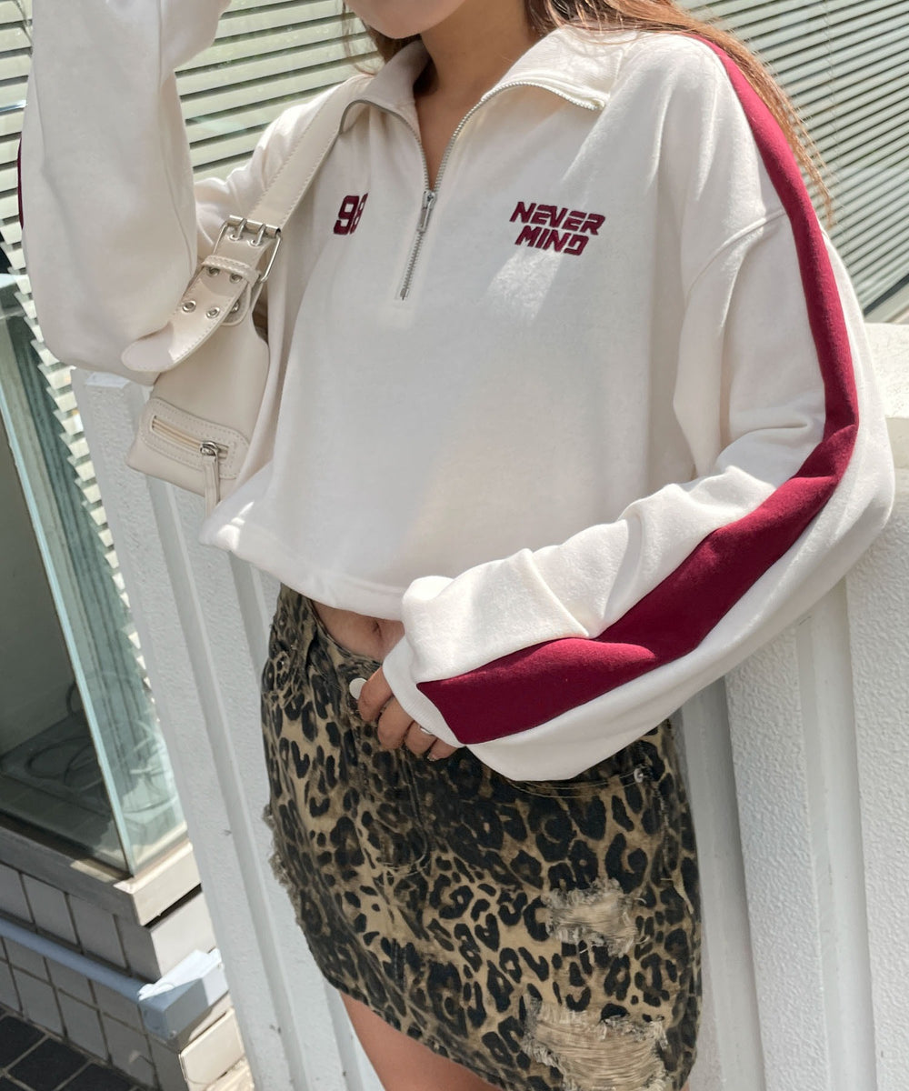 ホワイトアイボリー　モデル:155cm F着用