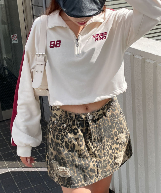 ホワイトアイボリー　モデル:155cm F着用