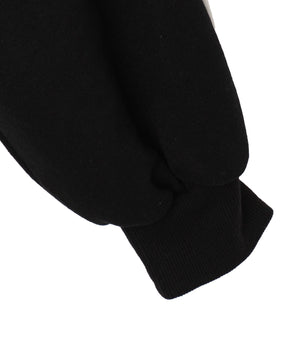 刺繍ハーフジップショートスウェット