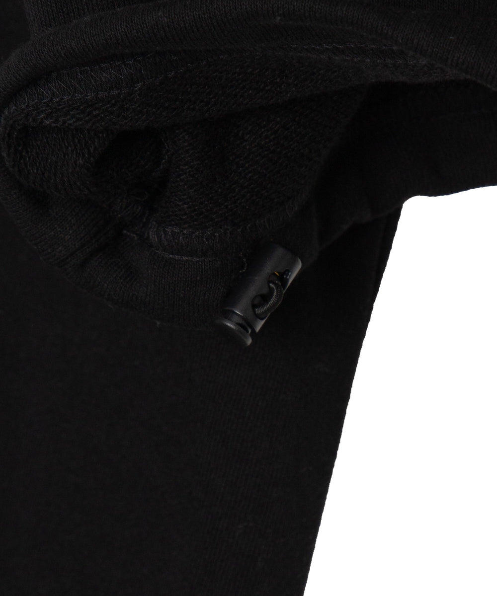 刺繍ハーフジップショートスウェット