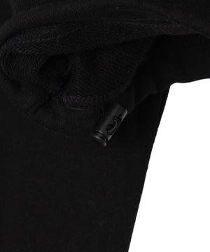 刺繍ハーフジップショートスウェット