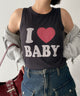 ILOVEBABYタンク/ブラック モデル:155cm F着用