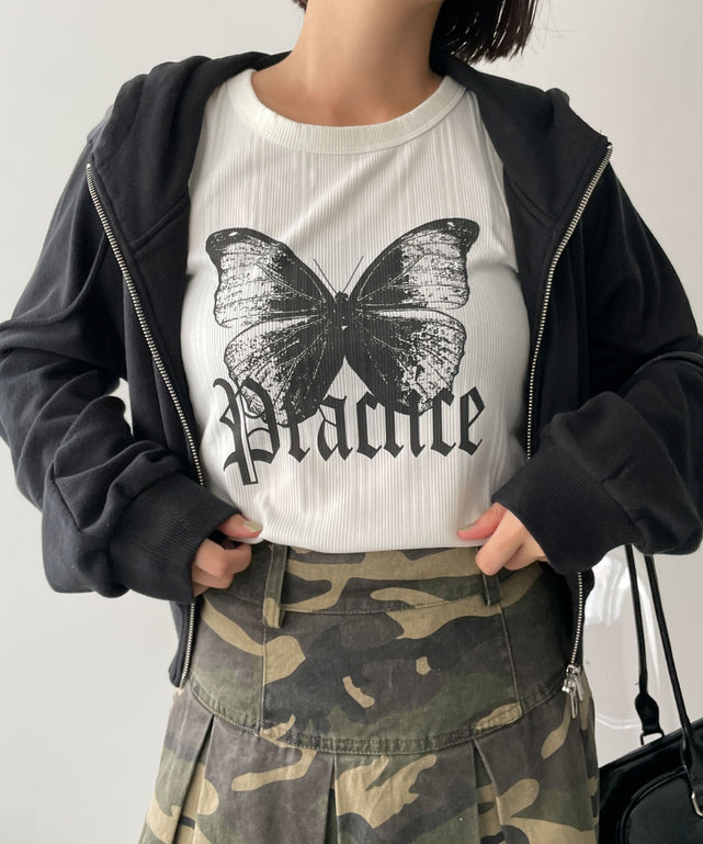 ホワイト　モデル:155cm F着用