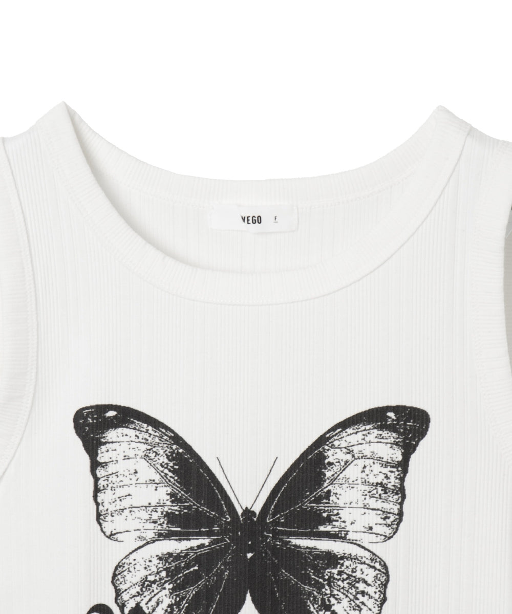 バタフライプリントタンク