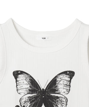 バタフライプリントタンク