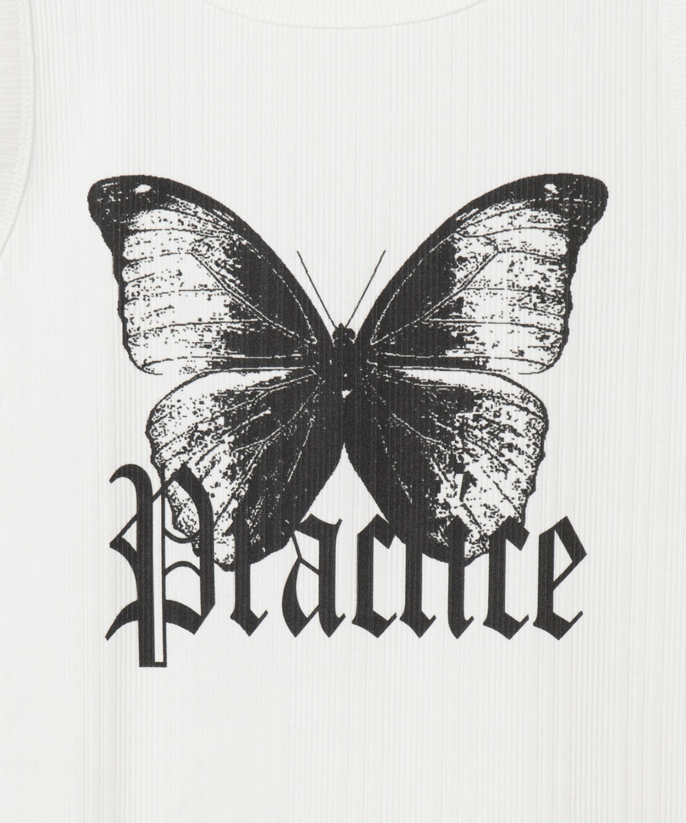 バタフライプリントタンク