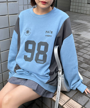 ブルー　モデル:155cm F着用