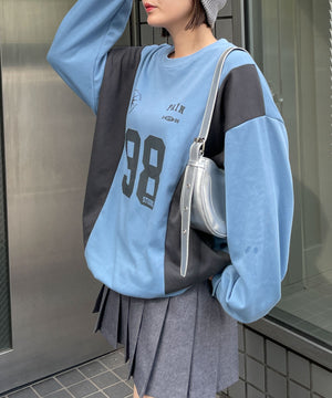 ブルー　モデル:155cm F着用