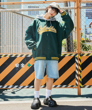 Dグリーン モデル：160cm L着用